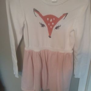 Girls dress with deer
